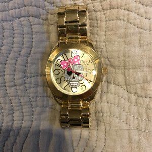 betsey johnson skull watch!